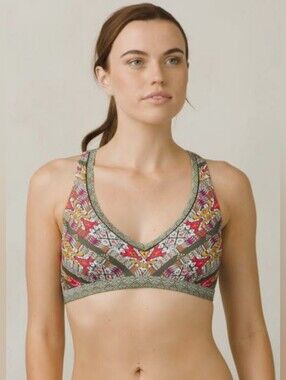 prAna Lahari bikini top in a Marrakesh print, Size Large